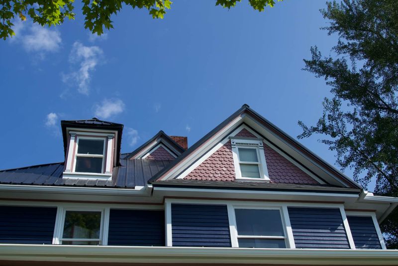 Patterned gables and architectural accents